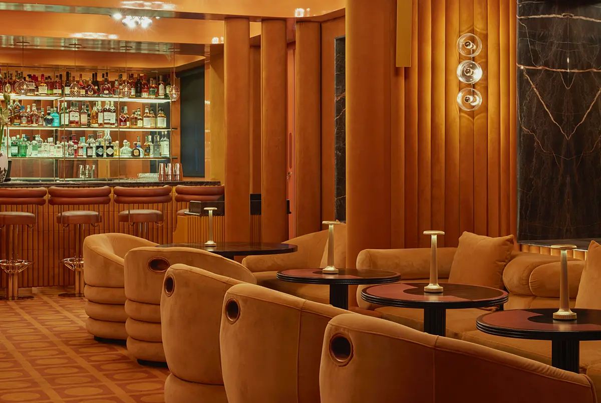 The yellow lounge